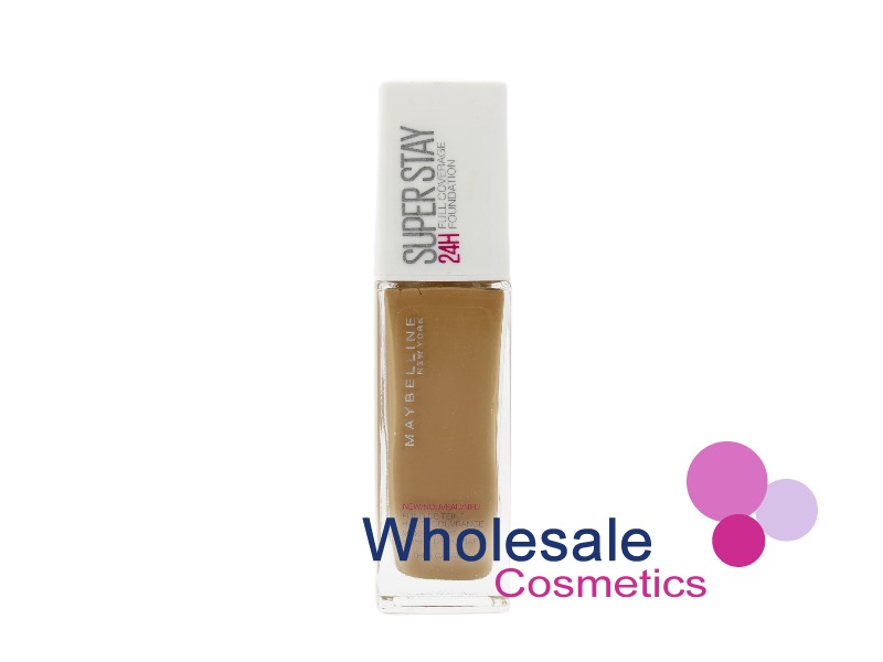 6 x Maybelline SuperStay 24Hr Full Coverage Foundation - 58 TRUE CARAMEL