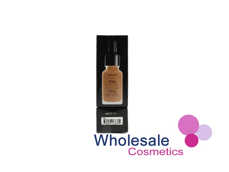 6 x NYX Total Control Drop Foundation - 16 MAHOGANY 13ml