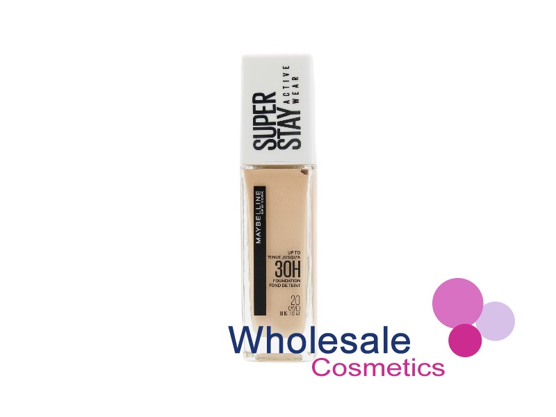 6 x Maybelline SuperStay 30Hr Full Coverage Foundation - 20 CAMEO