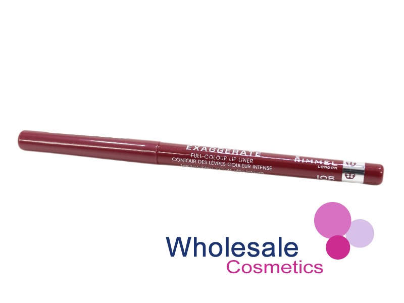 5 x Rimmel Exaggerate Full Colour Lip Liner Pencil - 105 UNDER MY SPELL