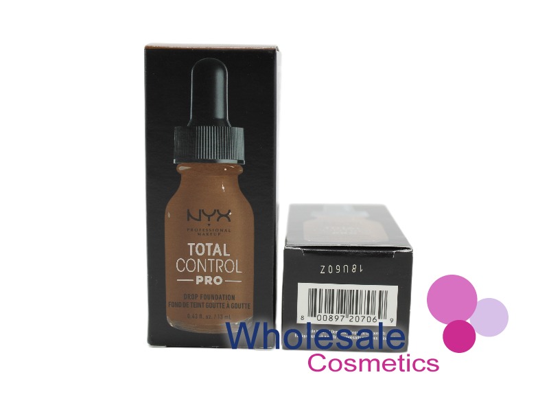 6 x NYX Total Control Drop Pro Foundation - COCOA