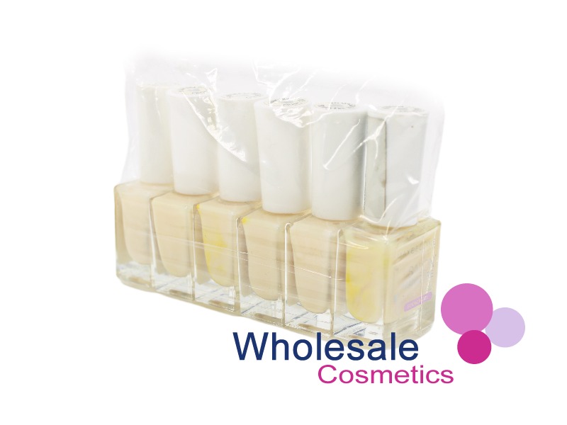 6 x Maybelline Salon Manicure Nail Treatment - 07 STRONG PASTEL (Cream)