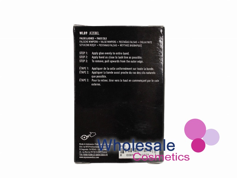 9 x NYX Professional Makeup Wicked Lashes - WL09 JEZEBEL
