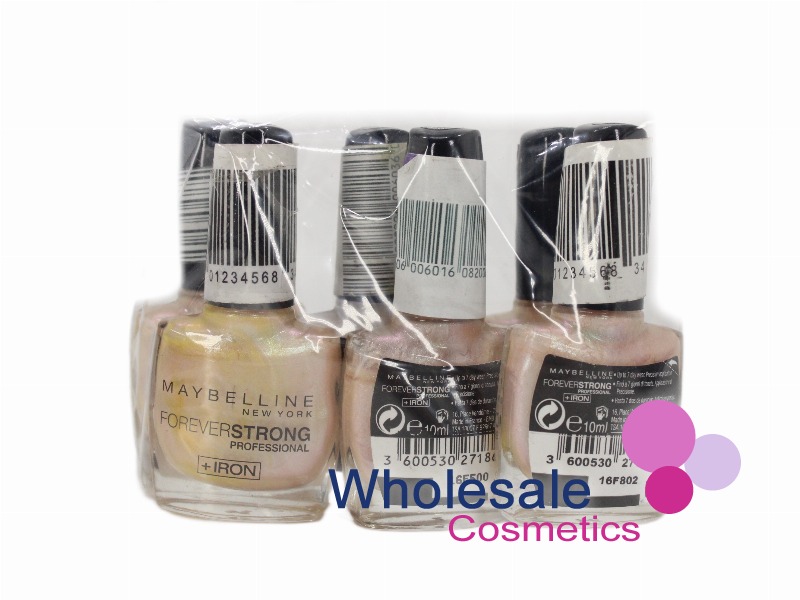 6 x Maybelline Forever Strong Professional Nail Colour - 815 CHAMPAGNE