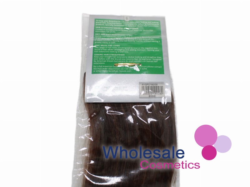 8 x American Dream Human Hair Extensions - 2/30