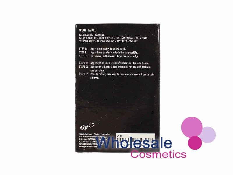 9 x NYX Professional Makeup Wicked Lashes - WL01 FATALE