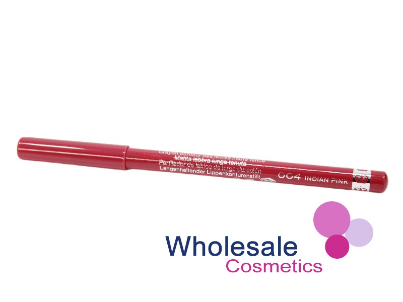 12 x Rimmel Lasting Finish 1000 Kisses Lip Liner Pencil - 004 INDIAN PINK