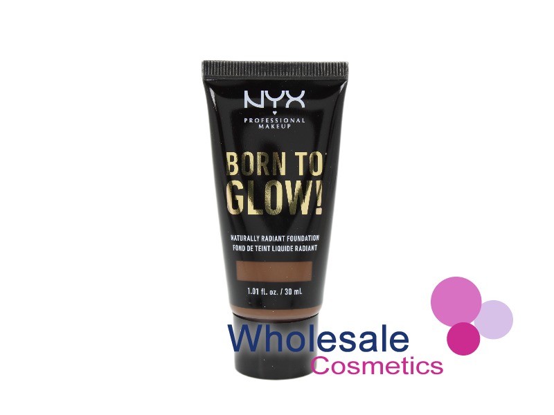 3 x NYX Professional Born to Glow Radiant Foundation - DEEP
