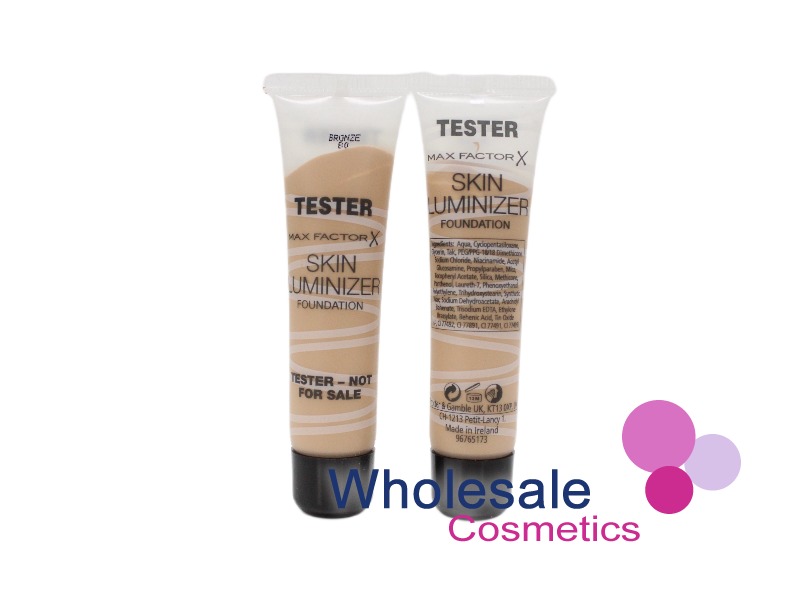 10 x Max Factor Skin Luminizer Foundation Tube TESTER STOCK - 80 BRONZE
