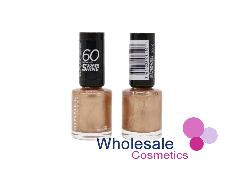 9 x Rimmel Nail Polish 60 Seconds - 709 TOP LESS
