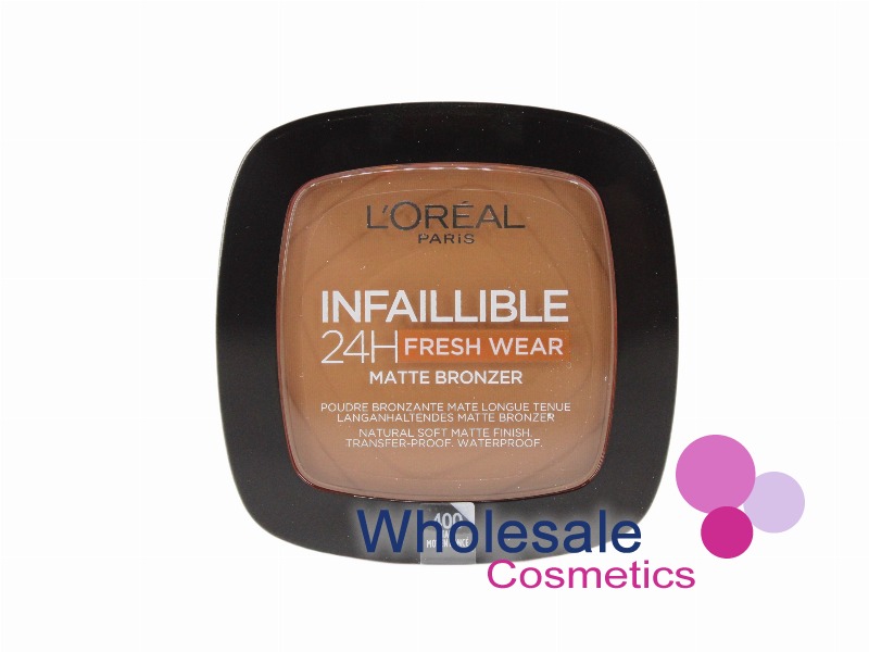 6 x L'Oreal Paris Infaillible 24H Fresh Wear Matte Bronzer - 400 TAN