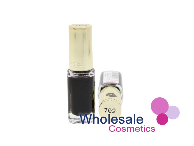 12 x L'Oreal Color Riche Nail Polish - 702 BLACK SWAN