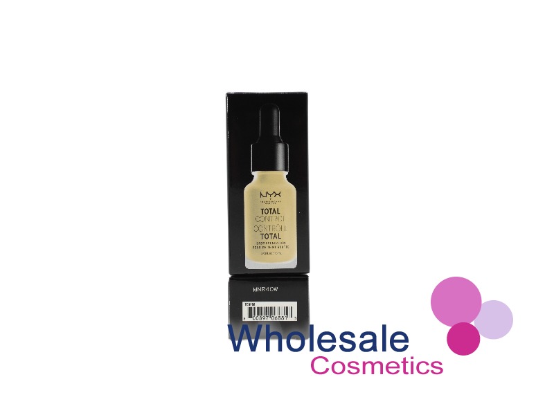 6 x NYX Total Control Drop Foundation - 08 TRUE BEIGE 13ml