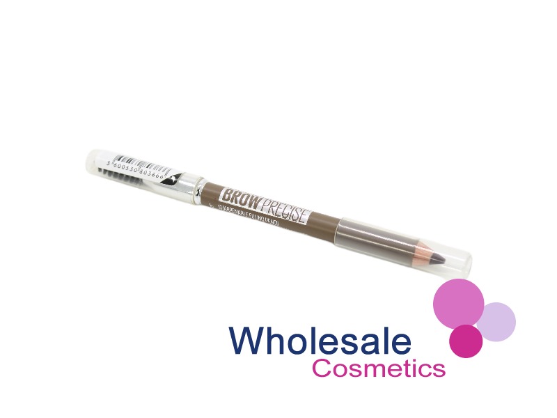 12 x Maybelline Eyebrow Brow Precise Pencil - SOFT BROWN