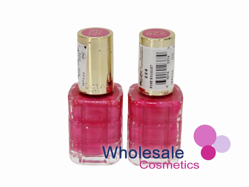 6 x L'Oreal Color Riche Nail Polish - 228 ROSE BOUQUET