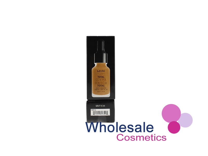 6 x NYX Total Control Drop Foundation - 15.5 CINNAMON 13ml