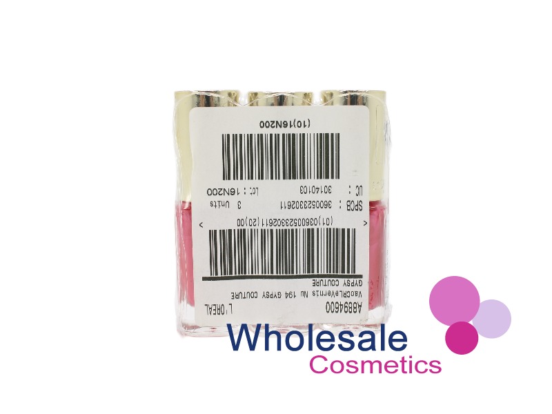 12 x L'Oreal Color Riche Nail Polish - 194 GYPSY COUTURE