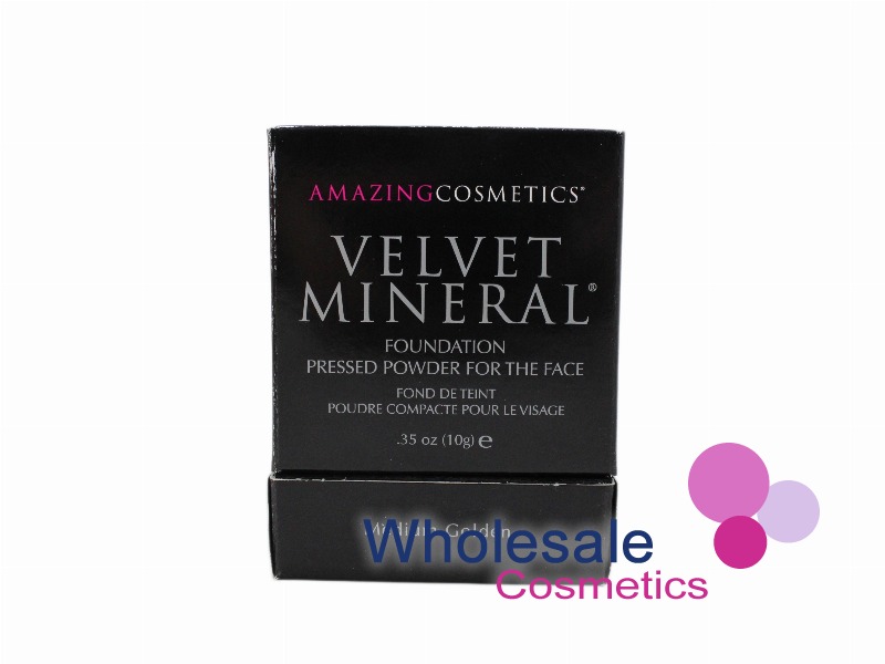 10 x Amazing Cosmetics Velvet Mineral Foundation - MEDIUM GOLDEN