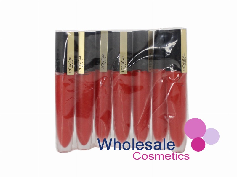 7 x L'Oreal Rouge Brilliant Signature High Shine Liquid Lipstick - 113 I DON'T