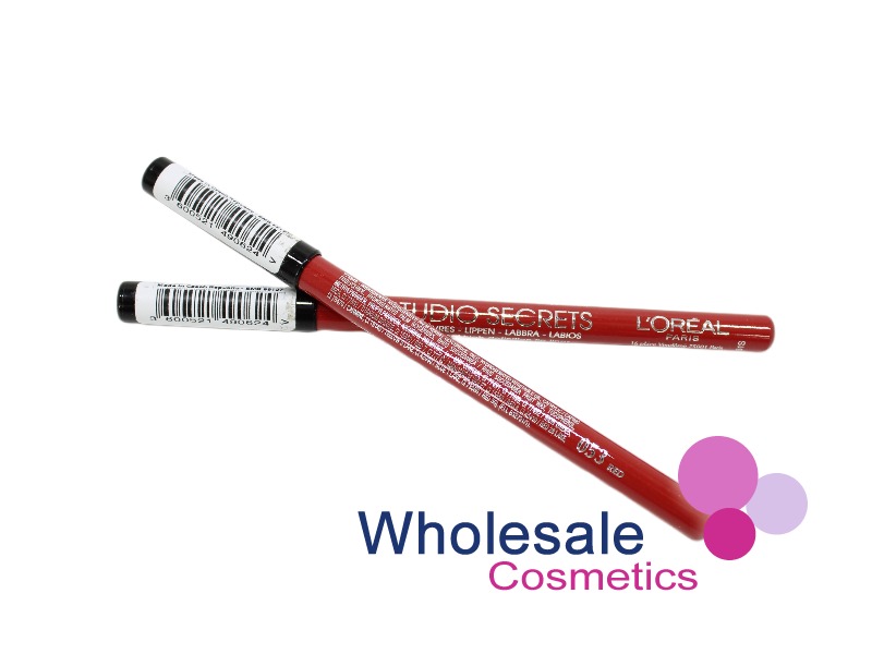 12 x L'Oreal Studio Secrets High Definition Lip Liners - 053 RED