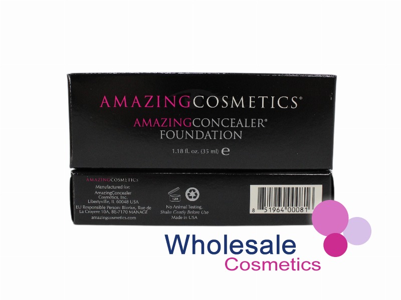 10 x Amazing Cosmetics Amazing Concealer Foundation - MEDIUM GOLDEN