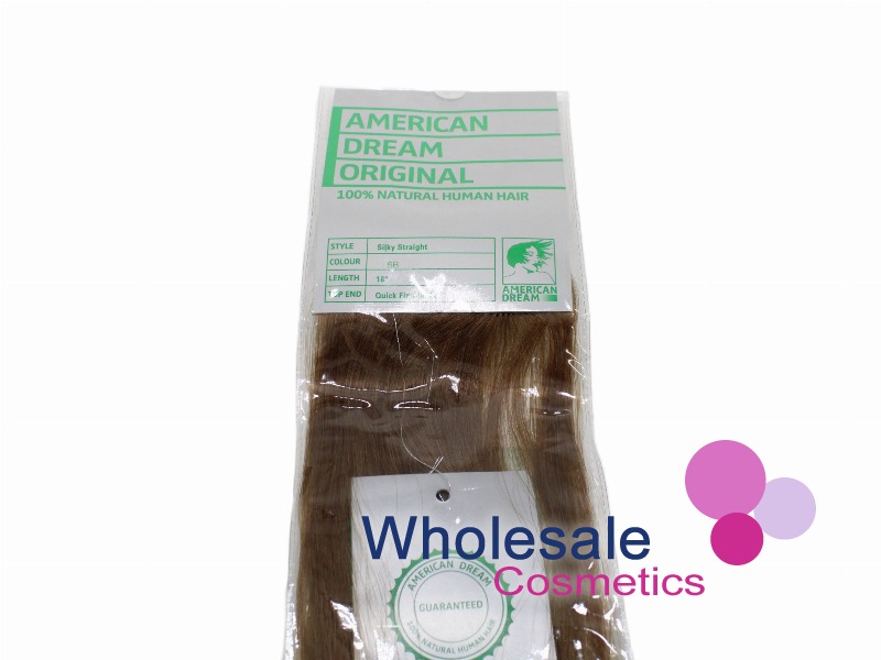 8 x American Dream Human Hair Extensions - 6B