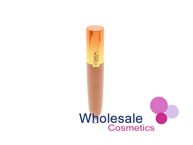 6 x L'oreal Rouge Signature Metallic Liquid Lipstick (Gold Top) - 201 I STUPEFY