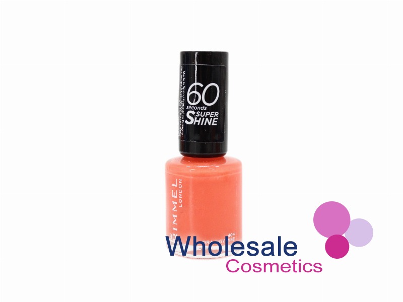 9 x Rimmel Nail Polish 60 Seconds - 404 ORA-NGY VIBE