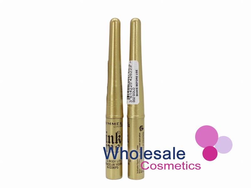 9 x Rimmel Ink Me Eye & Body Liner - 002 GOLD