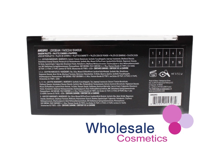 3 x NYX Professional Makeup Away We Glow Shadow Palette - 01 LOVEBEAM