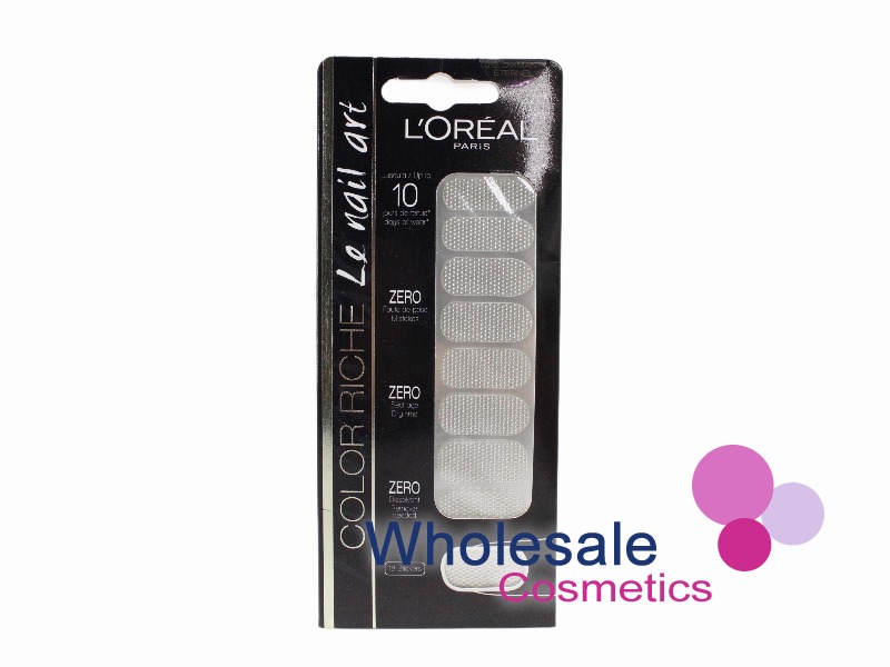 9 x L'Oreal Color Riche Le Nail Art Stickers - 012 DIAMANT ETERNEL