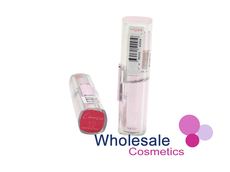 10 x L'Oreal Rouge Caresse Lipsticks - 12 CHERRY & SASSY