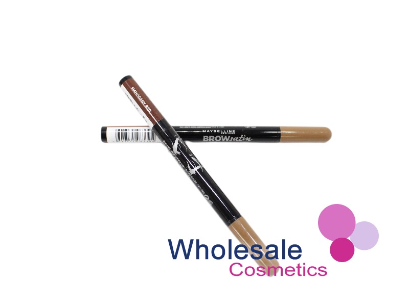 10 x Maybelline Brow Satin Eyebrow Pencil Duo - MAHOGANY RED