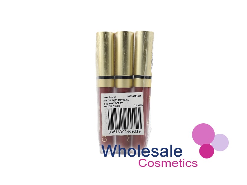 9 x Max Factor Colour Elixir Soft Matte Lip Colour - 040 SOFT BERRY
