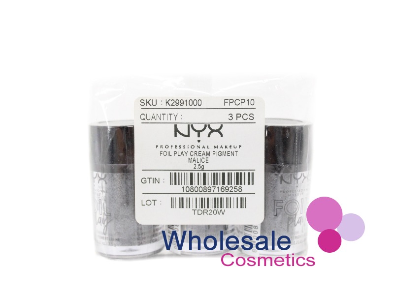 9 x NYX Professional Makeup Foil Play Cream Pigments - 10 MALICE