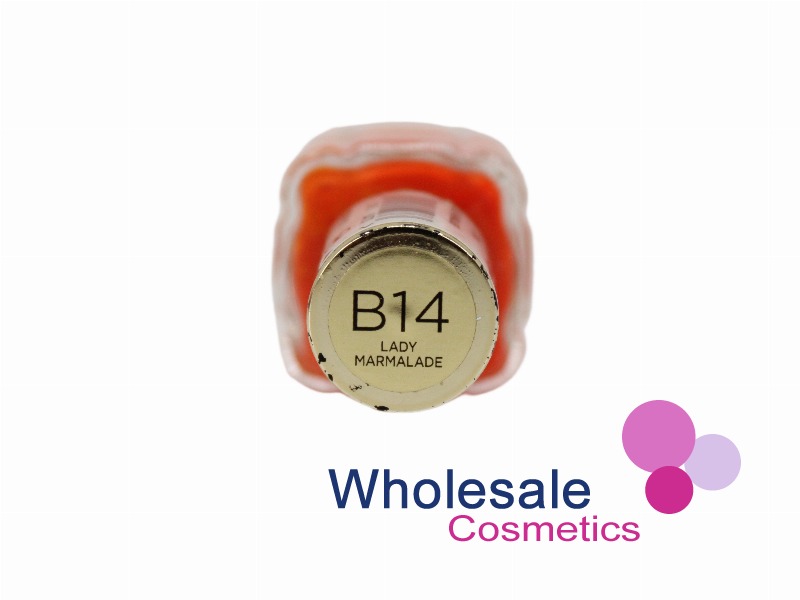 6 x L'Oreal Color Riche Nail Polish - B14 LADY MARMALADE