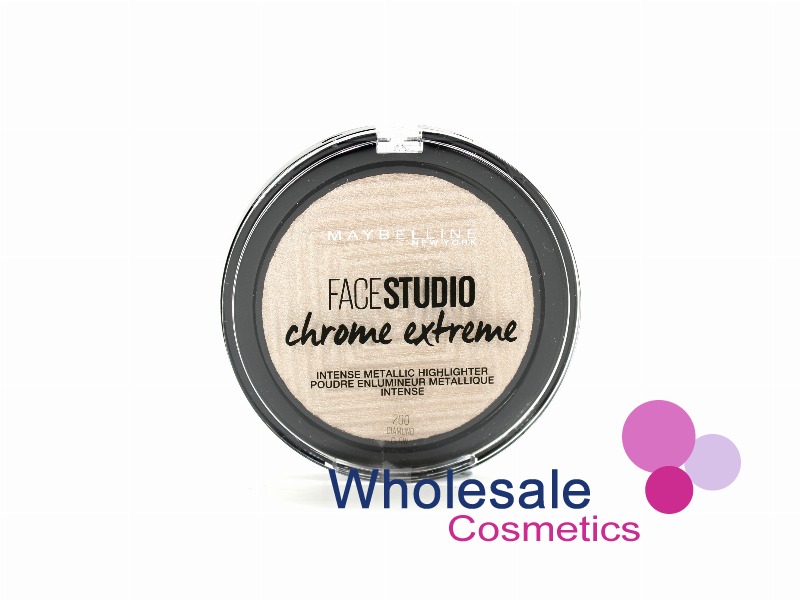 6 x Maybelline Face Studio Chrome Extreme Metallic Highlighter - 200 DIAMOND GLOW