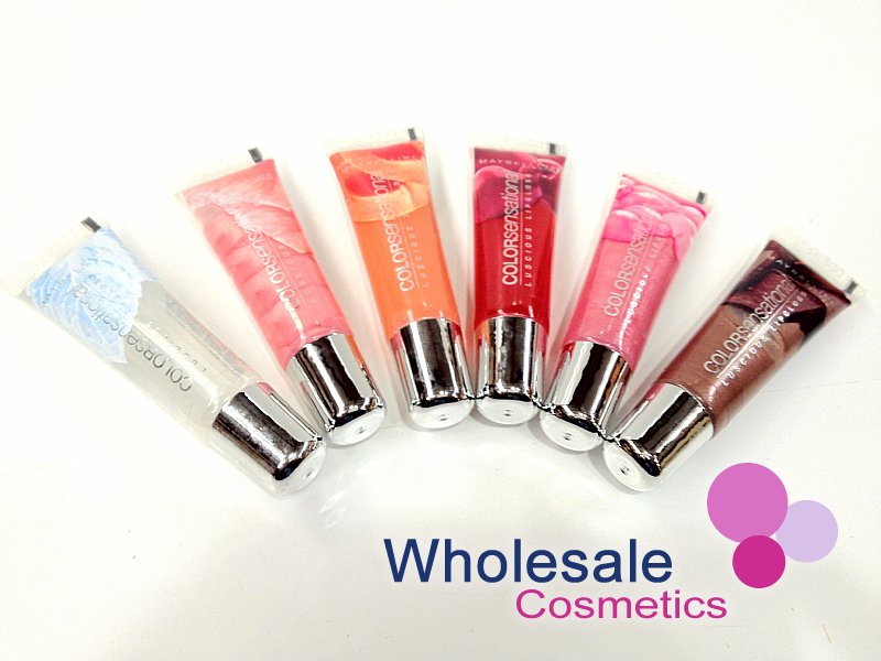 12 x Maybelline Color Sensational Luscious Lip Gloss - ASSORTED